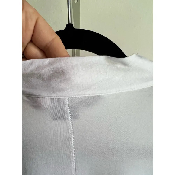 Veronica Beard White Long Sleeve Tie Neck Blouse Elegant Career - Picture 9 of 9